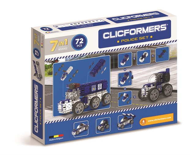 Clicformers - Police Set - 72 pcs