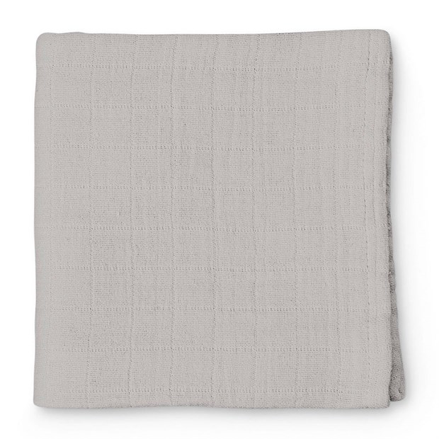 Cotton Grey Müslin Örtü 100x100 cm