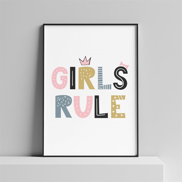 Girls Rule Poster