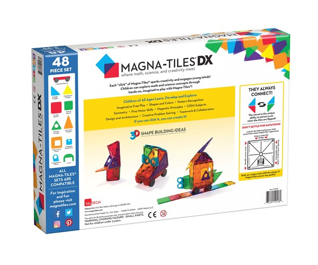 Magna-Tiles Clear Color (48 Parça)