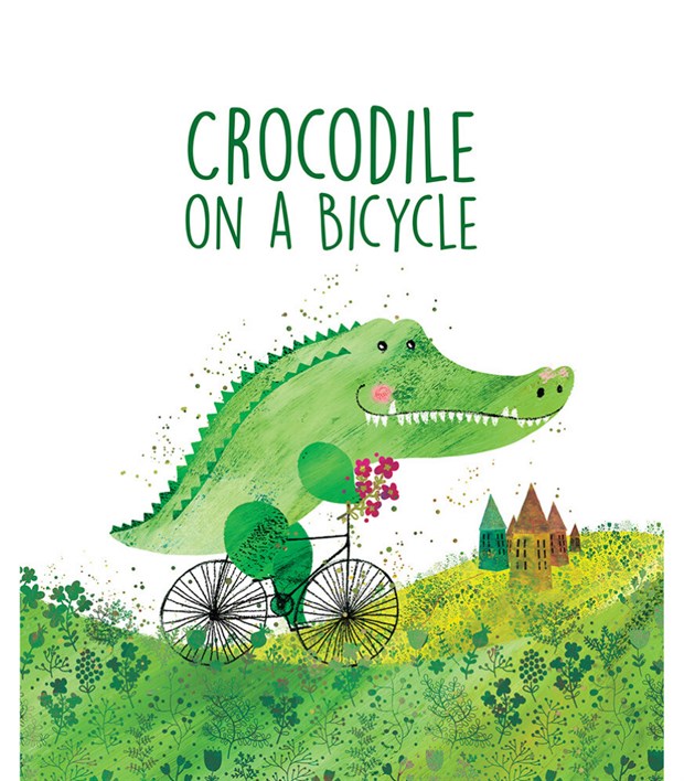 Sassi Junior İngilizce Çocuk Kitabı - Crocodile On a Bicycle
