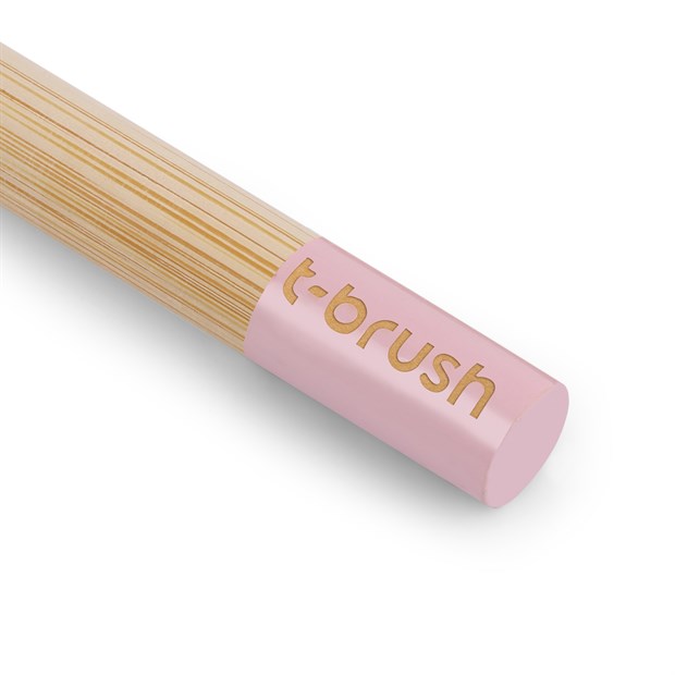 T-Brush Bambu Çocuk Diş Fırçası Pembe