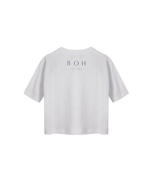Boh The Label - Beyaz Uzun Kollu Boh T-Shirt
