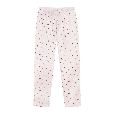 Cherry Delight Print Kısa Kollu Pijama Takımı