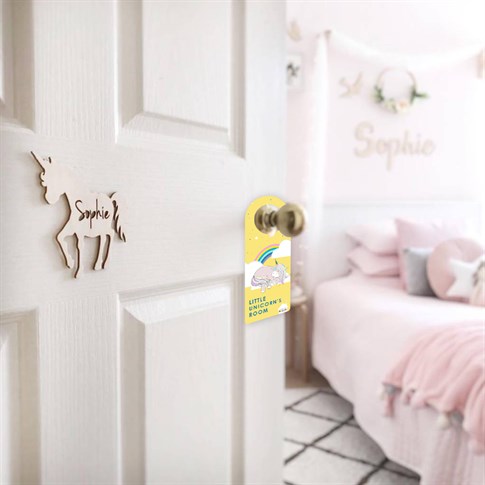 Little Maker - Little Unicorn's Room Door Hanger