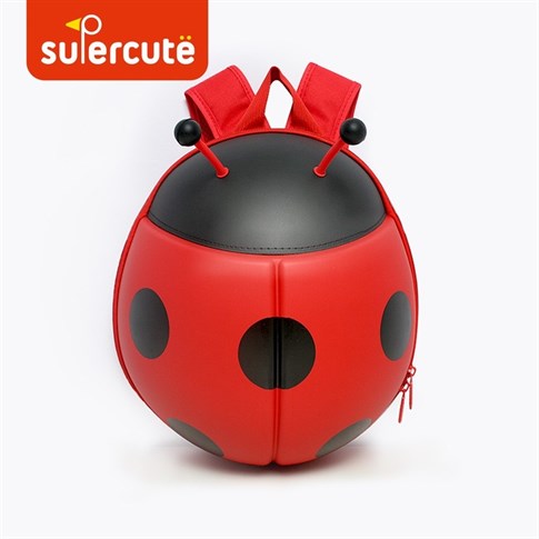 Supercute Ladybug Sırt Çantası / Kırmızı