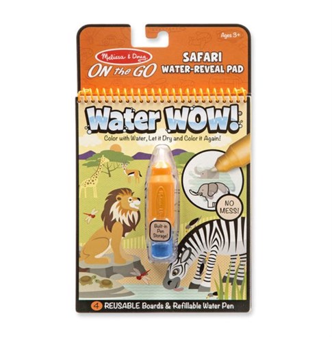 Water Wow! Su ile boyama kitabı - Safari