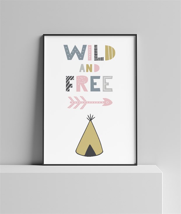 Wild and Free Poster